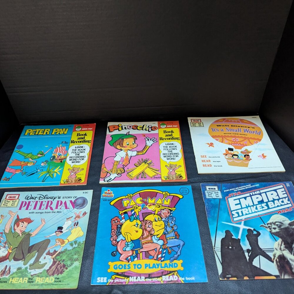 Various Sing-Along Record/Book Set of‎ 5 BOOKS ONLY RECORDS/TAPES ARE MISSING
